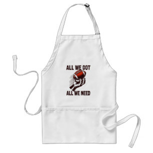 Football All we got All we Need Standard Apron
