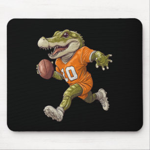 Football Alligator Tee Apparel Sport Design Footba Mouse Pad