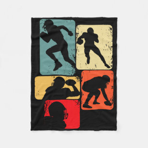 Football American Football Kids Boys Mens 1 Fleece Blanket