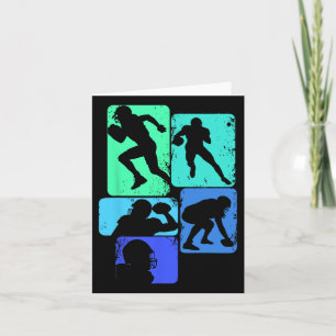 Football American Football Kids Boys Mens  Card