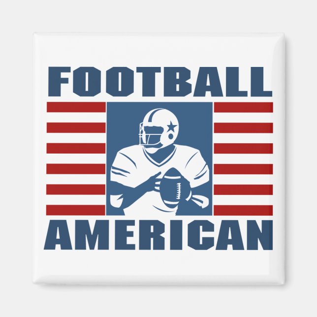 Football American magnet (Front)