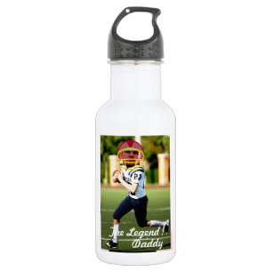 Football American Player - with YOUR Photo & Text- 532 Ml Water Bottle