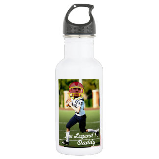 Football American Player - with YOUR Photo & Text- 532 Ml Water Bottle