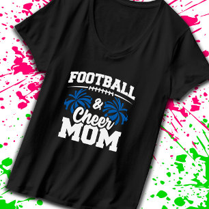 Football and Cheer Mum - High School Sports T-Shirt