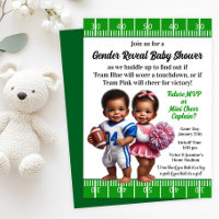 Football and Cheerleader Gender Reveal