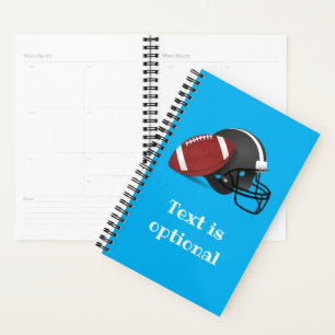 Football and Football Helmet Planner
