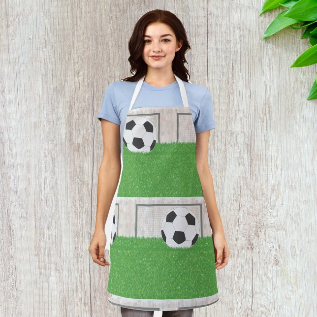 Football And Goal Apron (Creator Uploaded)