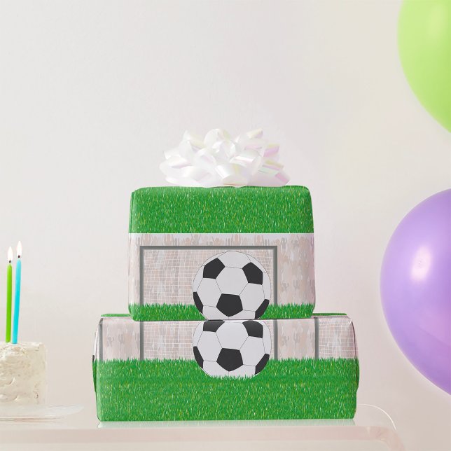 Football And Goal Wrapping Paper (Creator Uploaded)