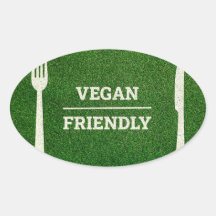 Football and rugby style vegan friendly Sticker
