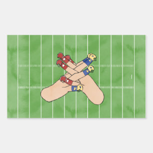 Football ASL Art Sticker