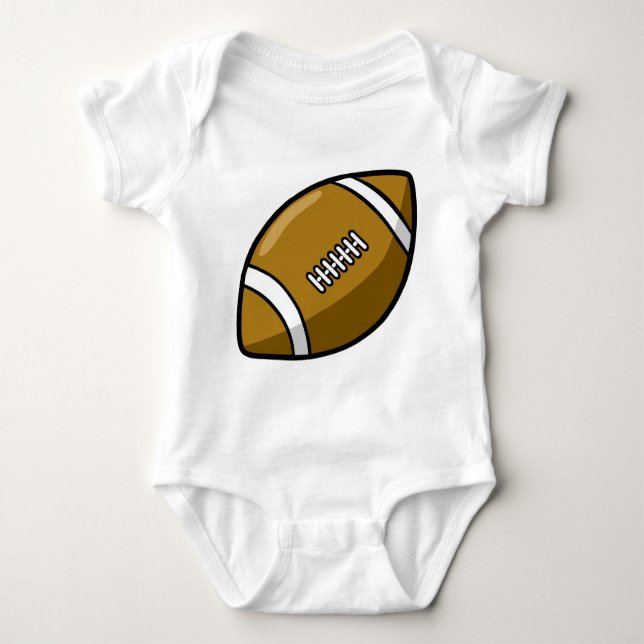 football baby bodysuit (Front)