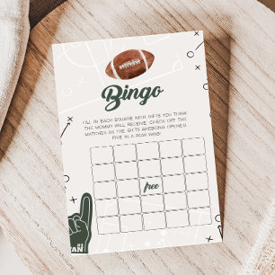 Football Baby Shower Bingo Game