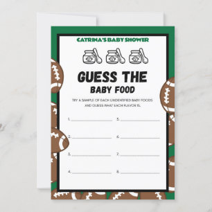 Football Baby Shower Game, Soccer - Editable Name, Invitation