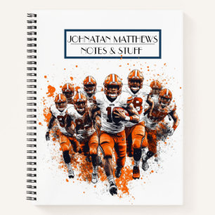 Football Back To School Notebook