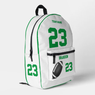 Football ball backpack high school Gw