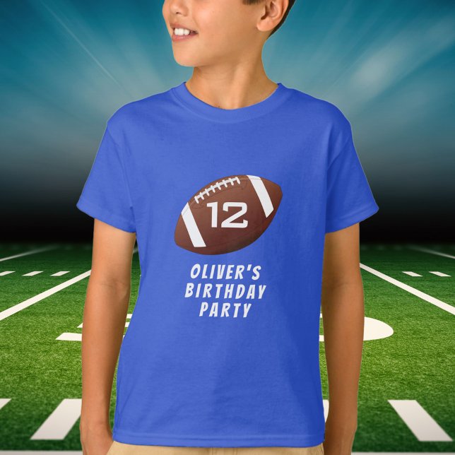 Football Ball Birthday Party Guest of Honour T-Shirt (Creator Uploaded)