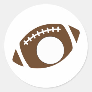 Football Ball Classic Round Sticker