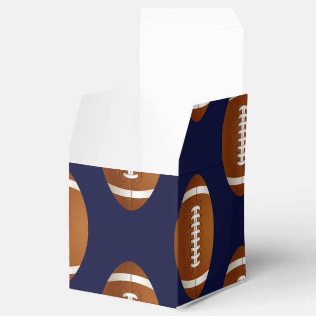 Football Balls Sports Favour Box (Opened)