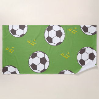 Football Beach Towel