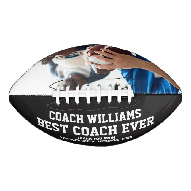 Football Best Coach Ever Sports Modern Cool Unique (Front)
