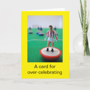 Football birthday card