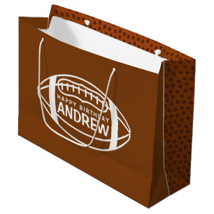 Football Birthday Gift Bag
