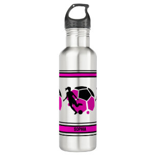 Football Birthday Gift, Football Women Girl Player 710 Ml Water Bottle