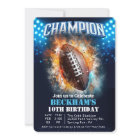 Football Birthday Invitation