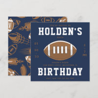 Football Birthday Invitation | Football Party