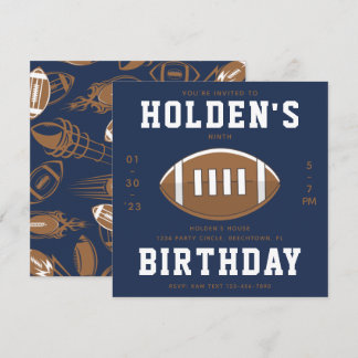 Football Birthday Invitation | Football Party