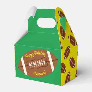 Football Birthday Party Favour Box
