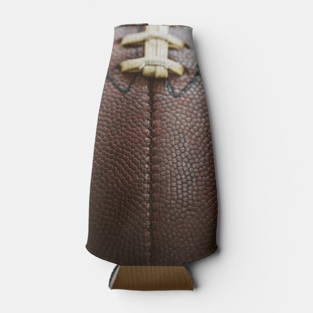 Football Bottle Cooler with Customisable Text (Front)