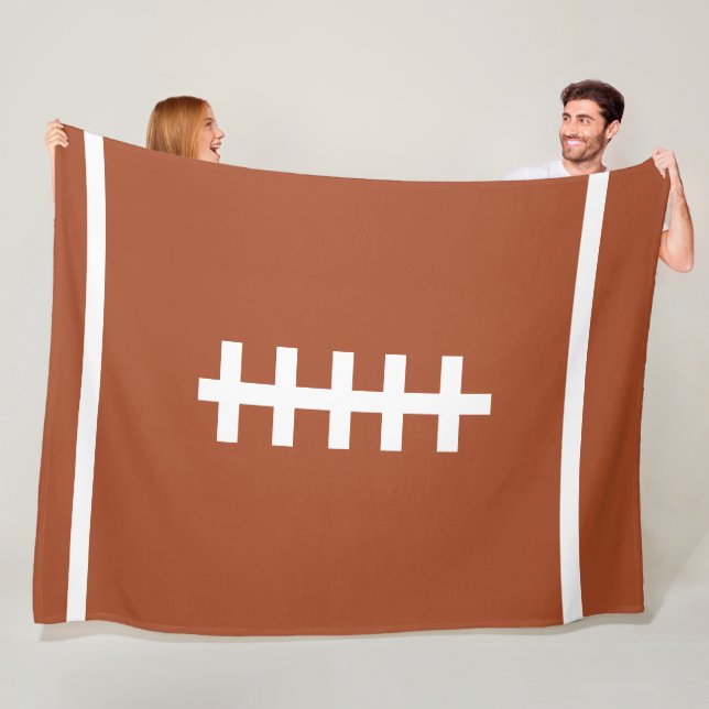 Football Brown Blanket (In Situ)