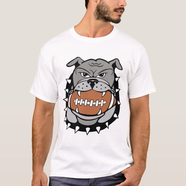 football_bulldog_color T-Shirt (Front)