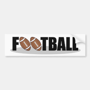 Football bumper sticker