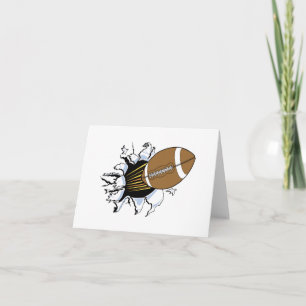 Football Burst T-shirts and Gifts Card