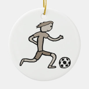 Football Ceramic Tree Decoration