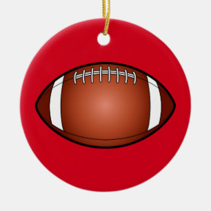 Football Ceramic Tree Decoration