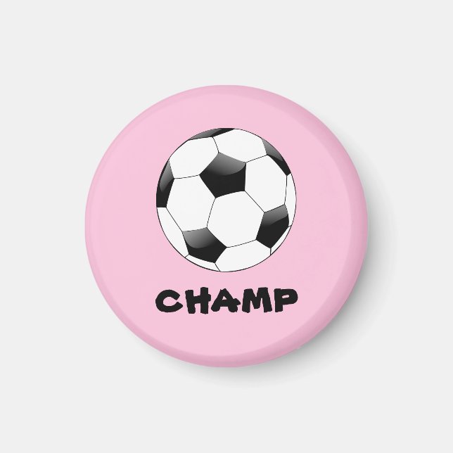 Football Champ Badge Magnet (Front)