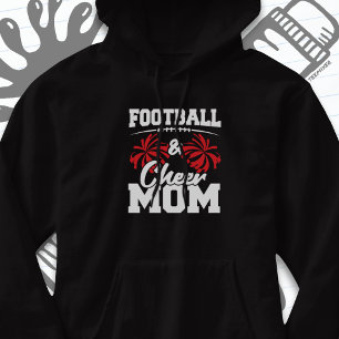 Football Cheer Mum High School Sports Cheerleading Hoodie