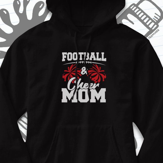 Football Cheer Mum High School Sports Cheerleading Hoodie (Creator Uploaded)