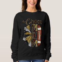 Football Cheer Mum Leopard Sports  Football Player