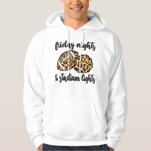 Football Cheer Mum Of Cheerleader Football Player_ Hoodie