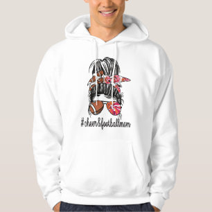 Football Cheer Mum Of Football Player Cheerleader Hoodie
