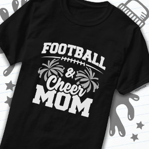 Football Cheer Squad School Sports Games Proud Mum T-Shirt