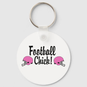 Football Chick! Key Ring