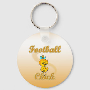 Football Chick Key Ring