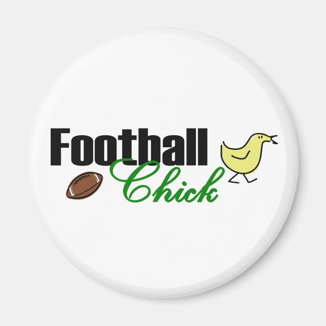 Football Chick Magnet (Front)