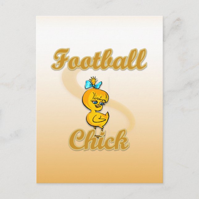 Football  Chick Postcard (Front)