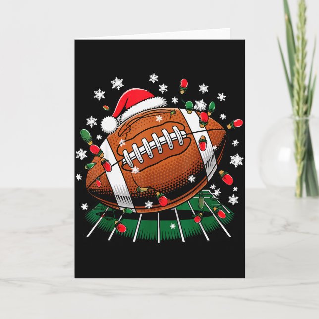 Football Christmas  Card (Front)